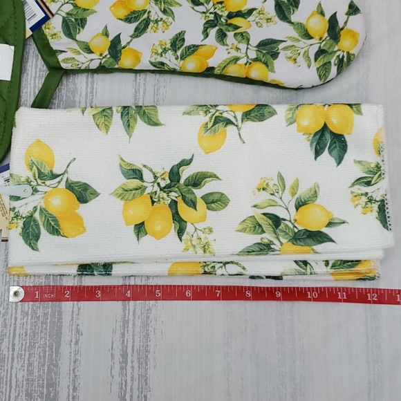 5Pc- Kitchen Set Lemon NWT - Picture 5 of 8